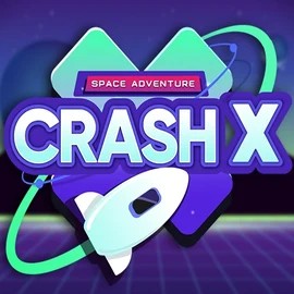 Crash X logo by Turbo Games at Karhubet Casino
