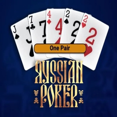 Russian Poker logo by OneTouch Games at Karhubet Casino